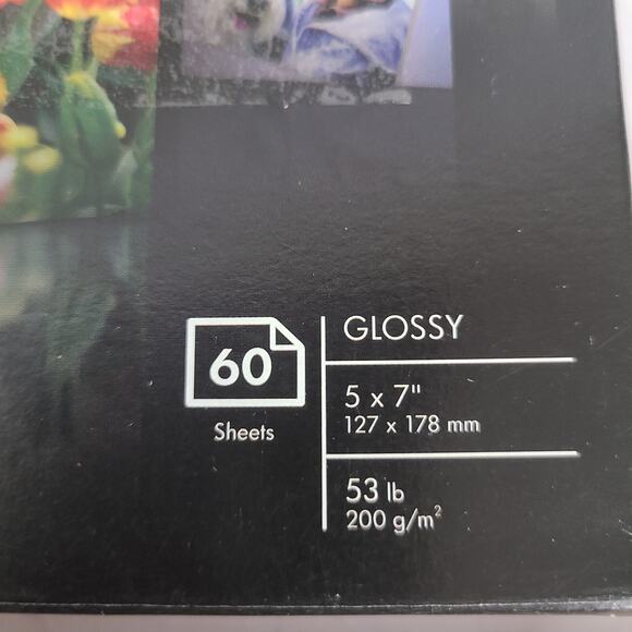 Photo Paper 5x7 Glossy HP - 60 sheets for Ink Jet Printers - 2 pks - Picture 6 of 9